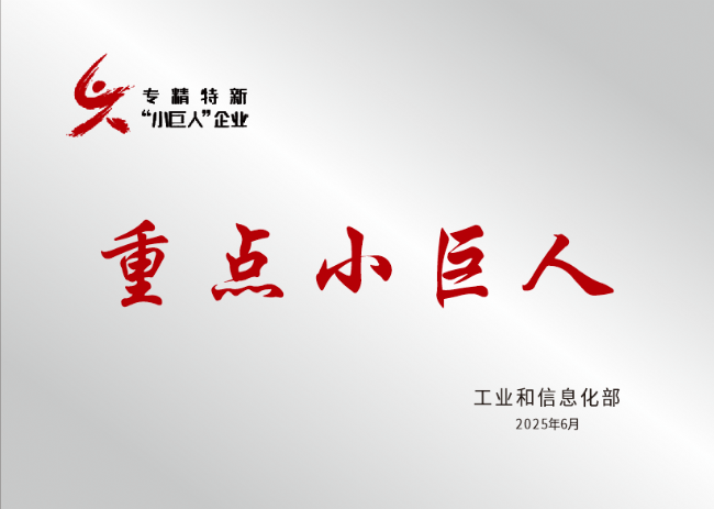 專精特新重點小巨人