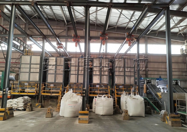 山東噸袋破袋機生產廠家  樹脂粉噸袋拆包機介紹